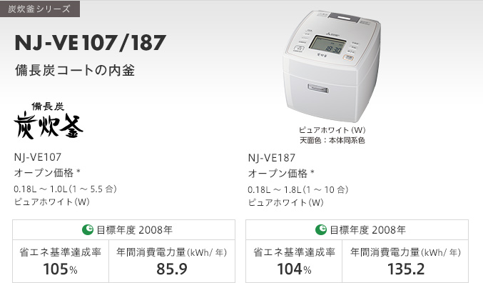 MITSUBISHI三菱電機已完售,MITSUBISHI NJ-VE107-W(日本國內款):::日本