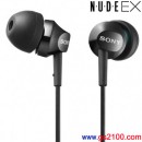 SONY MDR-EX50LP/B黑色(日本國內款):::重低音加強內耳塞式耳機(長線),刷卡不加價或3期零利率(免運費商品)