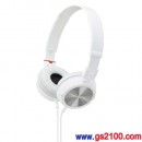 SONY MDR-ZX300/W白色:::頭戴式耳罩式立體聲耳機,可折平攜帶,保固一年,(日本國內款)(免運費商品)