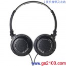 已完售,audio-technica ATH-SJ55/BK黑色:::鐵三角折疊式高傳真立體耳機