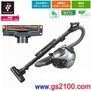 已完售,SHARP EC-AX200-S銀色(日本國內款):::超靜音渦輪式吸塵器,高濃度Plasmacluster Ion搭載7000