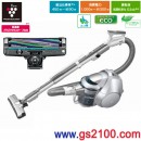 已完售,SHARP EC-VX300-S銀色(日本國內款):::超靜音渦輪式吸塵器,高濃度Plasmacluster Ion搭載7000