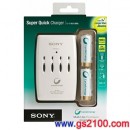 SONY BCG-34HRE4KN(公司貨):::鎳氫專業型充電/放電充電器組合,低自放2100mAh),1000回充電,刷卡不加價或3期零利率