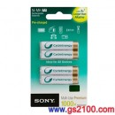 SONY NH-AAA-B4KN:::4號鎳氫低自放充電電池(800mAh AA 4號4入),1000回充電,刷卡不加價或3期零利率