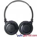 已完售,audio-technica ATH-SJ33/BK黑色:::折疊式高傳真立體耳機,ATHSJ33