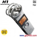 已完售,ZOOM H1S:::24bit PCM數位錄音機,Handy Recorder,插microSD,Ver.2.0 work as USB Mic,附WAVELAB LE7,刷卡或3期,免運