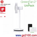 已完售,BALMUDA EGF-1250-WK(日本國內款):::日本設計師精品‧寺尾玄GreenFan2+節能立扇電風扇EGF-1200+UniPack充電電池,超節約能源,附遙控器,免運費,刷卡或