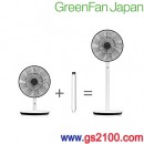 已完售,BALMUDA EGF-1500-WK(日本國內款):::日本製,設計師精品‧寺尾玄,GreenFan Japan節能立扇電風扇,超節約能源,附遙控器,免運費,刷卡或3期零利率,EGF150