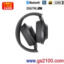 已完售,SONY MDR-100ABN/B石墨黑(公司貨):::支援Hi-Res音源,h.ear on,立體聲頭戴式耳機,NFC藍牙無線,免持通話,MDR100ABN