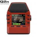 已完售,ZOOM Q2n/R紅色(日本國內款):::[Handy Video Recorder],SDXC卡對應,免運費,刷卡或3期零利率,Q-2nw
