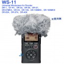 TASCAM WS-11(日本國內款):::DR-05,07,40,100MKIII,DR-05X,07X,40X,專用原廠防風罩,刷卡或3期零利率,WS11