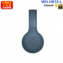 客訂商品,SONY WH-H810/L藍色(公司貨):::支援App,Hi-Res音源,高音質無線藍牙耳罩式耳機,免持通話,刷卡或3期,WHH810