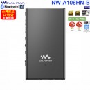 客訂商品,SONY NW-A106HN/B黑色(公司貨):::Walkman,Hi-Res,高音質隨身數位播放器,Android,32GB,microSD,附入耳式耳機,刷卡或3期,NWA106HN