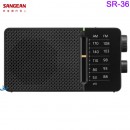 【金響電器】現貨,SANGEAN SR-36(公司貨):::FM/AM掌上型收音機,內建喇叭,刷卡或3期零利率,SR36