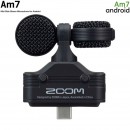 【金響電器】現貨,ZOOM Am7(日本國內款):::for Android,安卓手機專用,Type-C對應,MS專業立體聲麥克風,Am-7