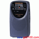 已完售,SANGEAN SR-25V-藍紫(公司貨):::FM/AM二波段收音機(內建喇叭),SR25V