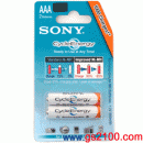 SONY NH-AAA-B2K:::4號鎳氫低自放充電電池(800mAh AAA 4號2入),刷卡不加價或3期零利率