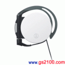已完售,audio-technica ATH-EQ600/WH白色:::單邊收線耳掛式立體耳機