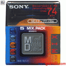 已完售,SONY 5MDW74KXP:::74分鐘MD專用空白片(5片裝大硬盒),刷卡不加價或3期零利率