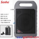 已完售,Sanha JLH-202D-T(公司貨):::山和牌攜帶式無線擴音機,附WM-209腰掛式發射器,領夾麥克風,充電,刷卡不加價或3期零利率,JLH202DT